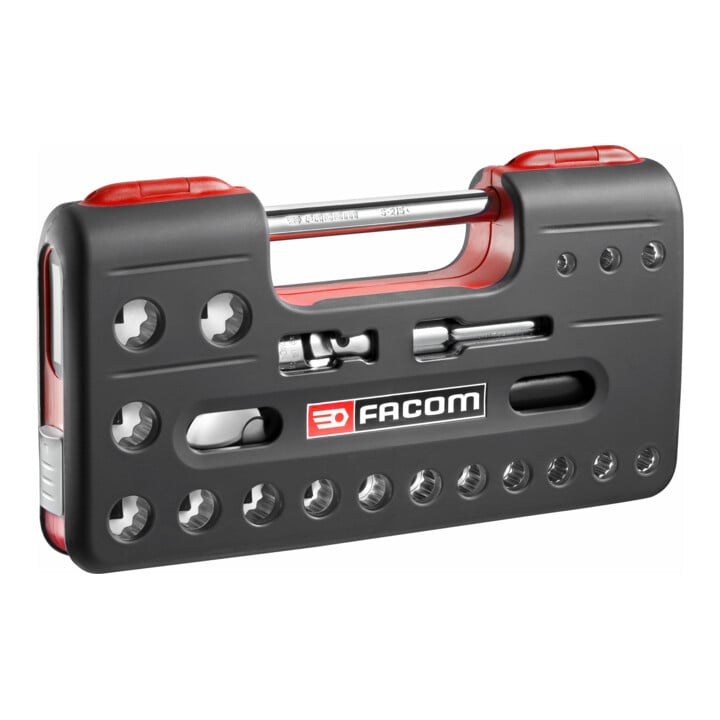 Facom Jeu de clés à douille 1/2" D-Box, 21 pièces