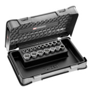 Facom Jeu de clés à douille 3/8 6 pans, 17 pièces