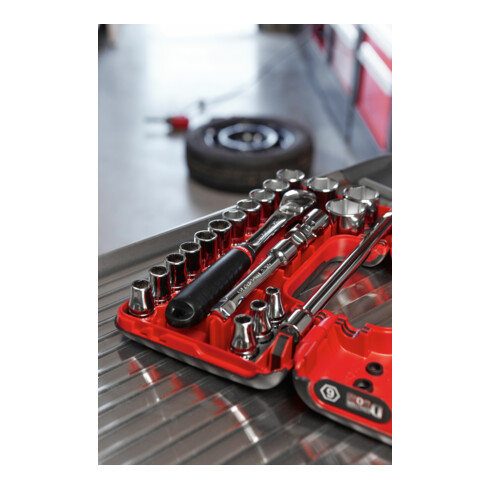 Facom Jeu de clés à douille 3/8" D-Box 6 pans