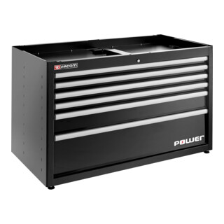 Facom JLS3 Carrello doppio con 6 cassetti + Power nero