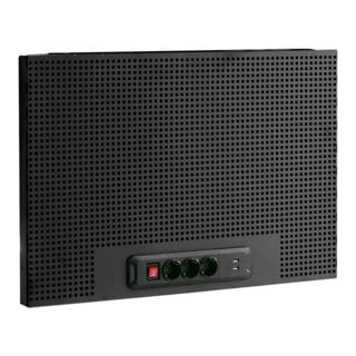 Facom JLS3 half achterpaneel + stopcontact zwart