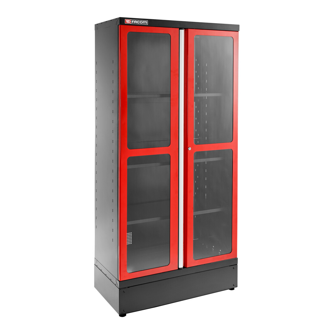Facom JLS3 Kast 2m 2 glazen deuren rood