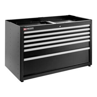 Facom JLS3 Mobile doppio con 6 cassetti nero