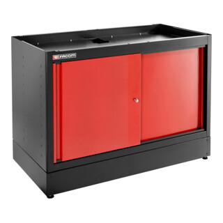 Facom JLS3 Mobiletto doppio con 2 ante rosso