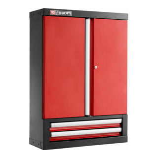 Facom JLS3 Module avec 2 portes et 2 tiroirs rouge
