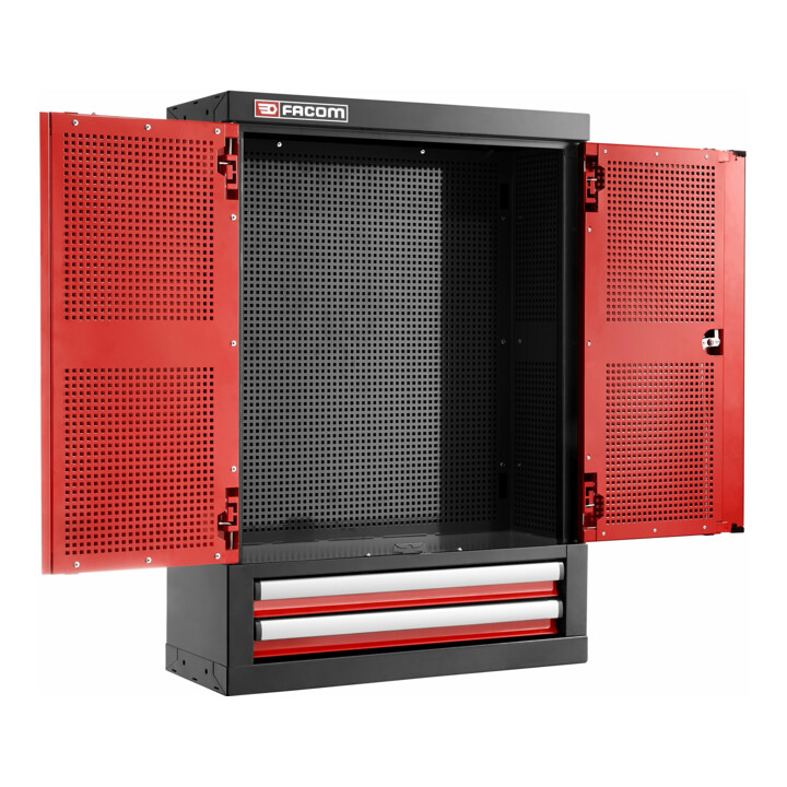 Facom JLS3 Module avec 2 portes et 2 tiroirs rouge