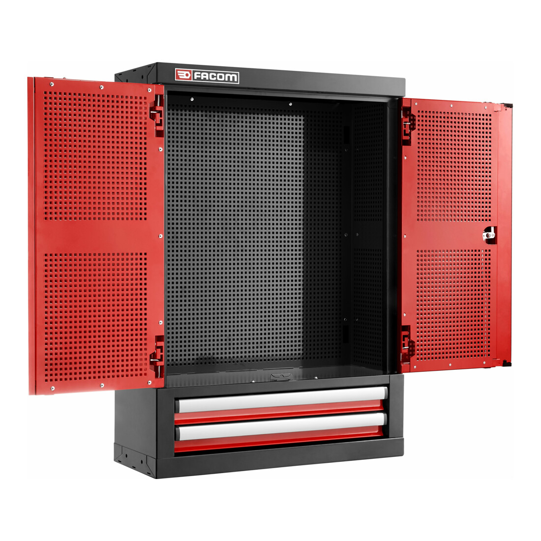 Facom JLS3 Scomparto con 2 porte e 2 cassetti rosso