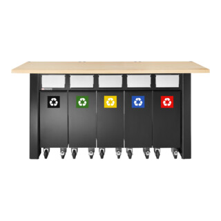 Facom JLS3 Set avec 5 conteneurs de recyclage