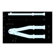 Facom Kabelschneider für Stahldrähte 340 mm-3