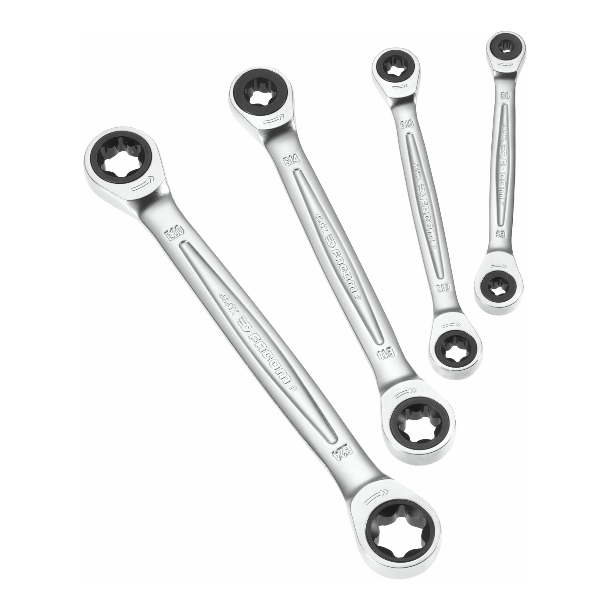 Facom Knarrenschlüssel-Set 4-tlg