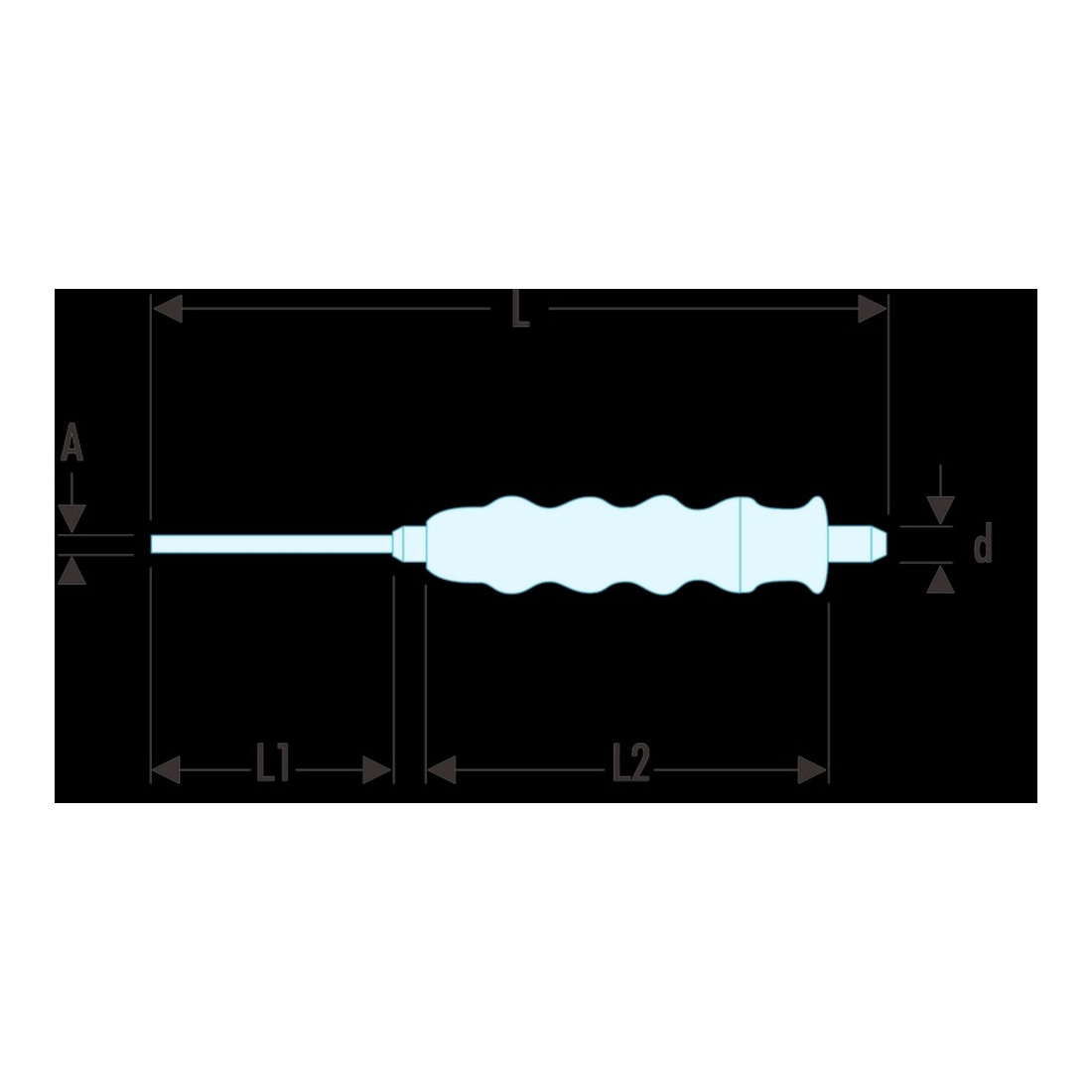 Facom Körner mit Handgriff Spitze 8 mm
