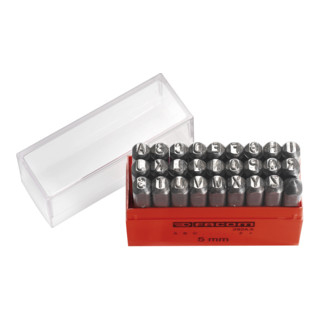 Facom Lettere a percussione A - Z, 6 mm, 27 pz