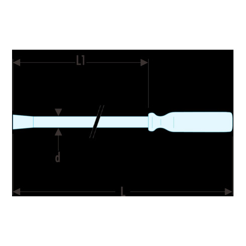 Facom Levier de force à section large 305 mm