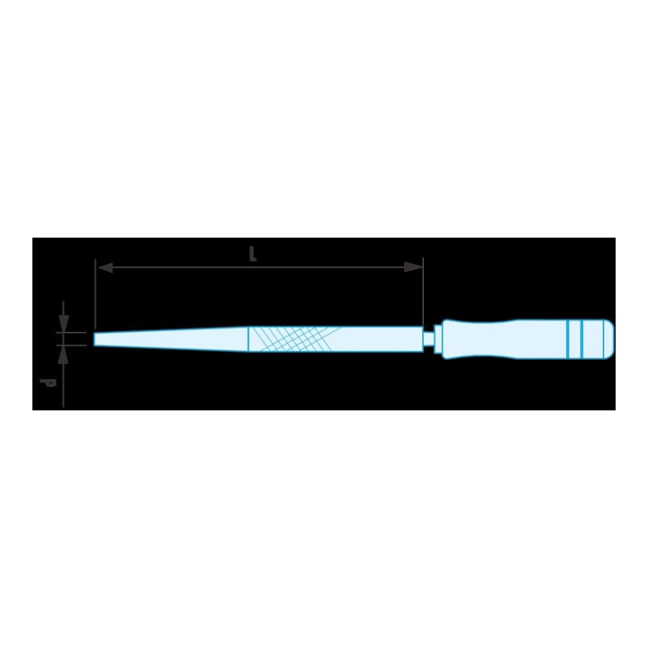 Facom Lime ronde antidéflagrante grain 2 250 mm