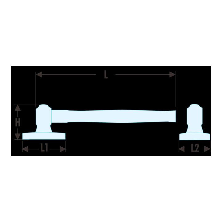Facom Marteau de serrage et de finition 50 × 30 mm