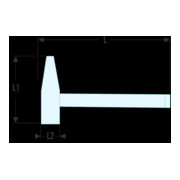 Facom Marteau de serrurier manche graphite SLS 800 g-3