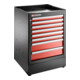 Facom Meuble bas JLS3, 8 tiroirs, noir-1
