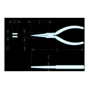 Facom MICRO-TECH® Flachzange extra lange Backen-3