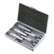 Facom MICRO-TECH® handschroevendraaier uitgangen Torx® set in kunststof doos, 5-delig