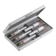 Facom MICRO-TECH® Stiftschlüssel Abtriebe Innensechskant Satz im Kunststoffkasten, 5-tlg.