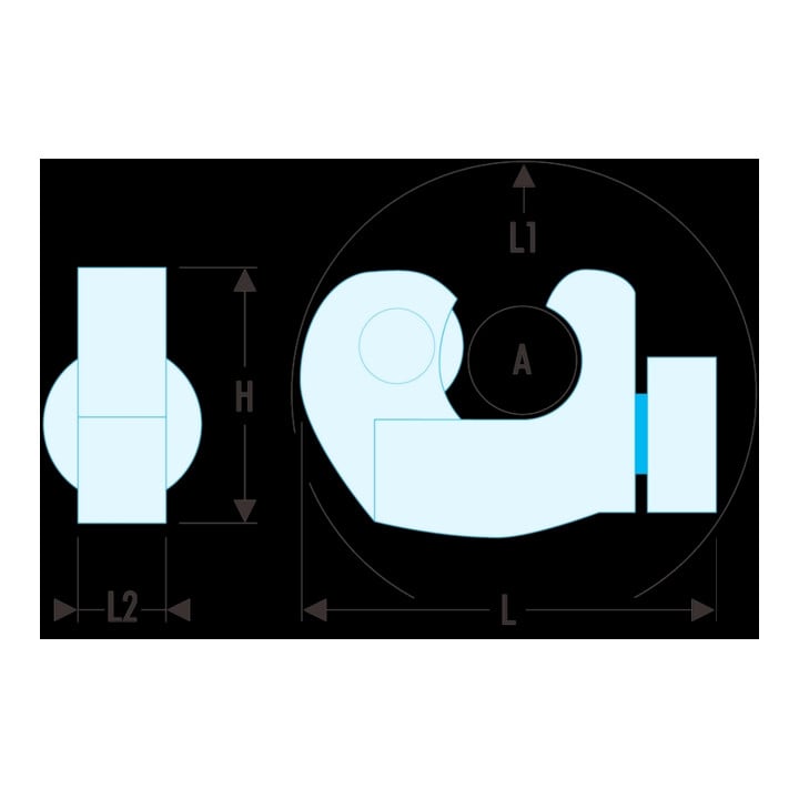 Facom Mini coupe-tube pour tuyaux en cuivre