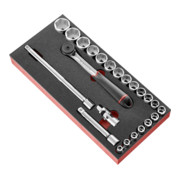 Facom Modul - Clés à douille 1/2", 23 pièces