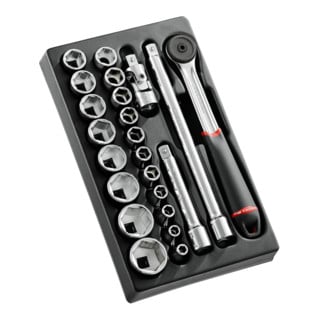 Facom Modul - Dopsleutel 1/2", 23-dlg.