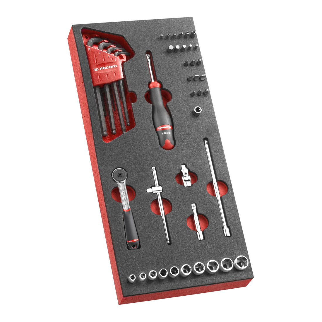 Facom Modul Ringsleutel 1/4" R.161B 46-dlg.