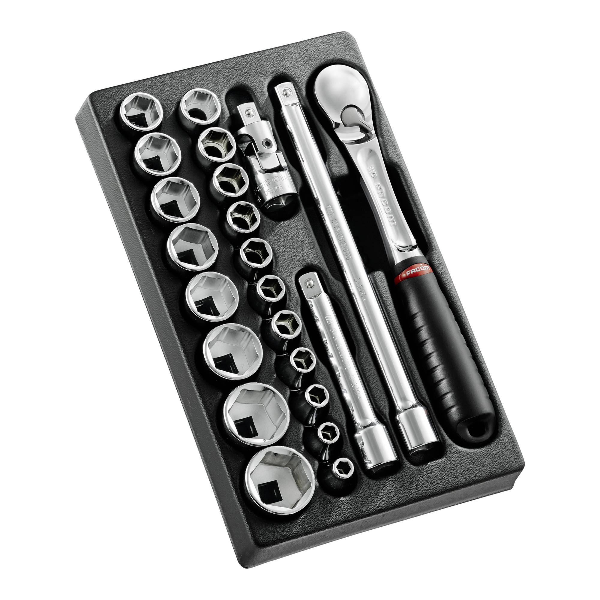 Facom Modul - Steckschlüssel 1/2Z, 23-tlg
