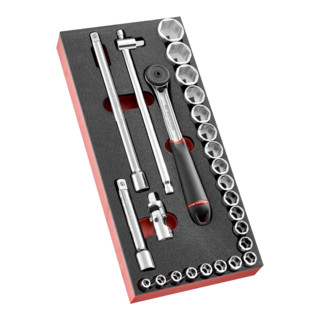 Facom Modul - Steeksleutel 1/2", 23-delig