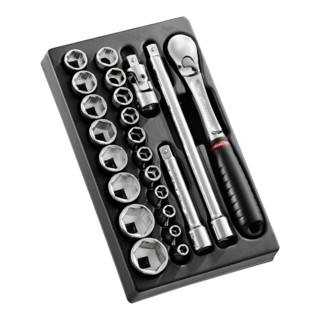 Facom Modul - Steeksleutel 1/2", 23-dlg