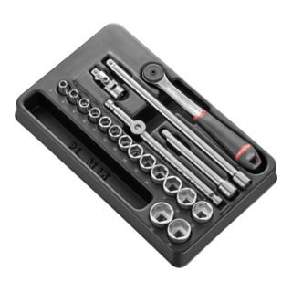 Facom Modul - Steeksleutel 3/8" 6-kant, 20-dlg.