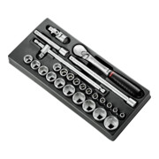 Facom Module - Clés à douille 1/2", 26 pièces