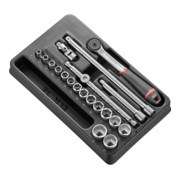 Facom Module - Clés à douille 3/8" 6 pans, 20 pièces-1