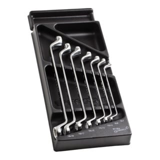 Facom Modulo in plastica - Serie 55 Chiave ad anello doppio, 7pz.