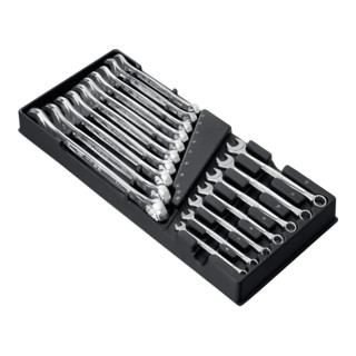 Facom Modulo in plastica XL - serie 440 Chiavi fisse a forchetta 17pz.