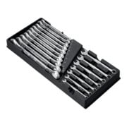 Facom Modulo in plastica XL - serie 440 Chiavi fisse a forchetta 17pz.