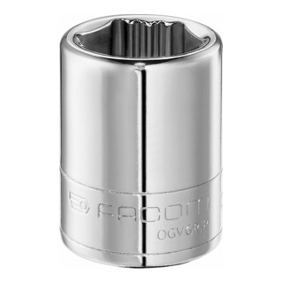 Facom OGV Dop 1/4" 6-kant, 12 mm