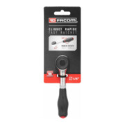 Facom omkeerbare ratel met roterende handgreep 360° uitwendig vierkant 6,3 mm (1/4 inch)-1