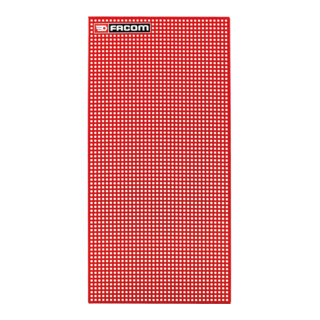 Facom Pannello forato rosso 444x888 mm