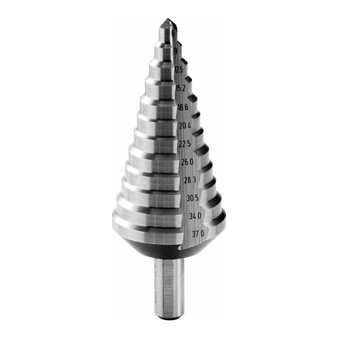 Facom PG-trapboren 6 - 37mm 12 traps