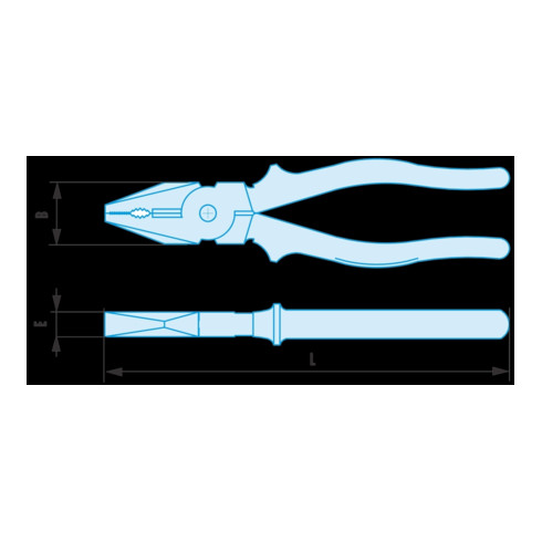 Facom Pince de lineman antidéflagrante