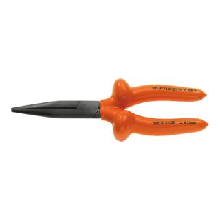 Facom Pinze 40° curve, a ganasce semitonde lunghe, isolate, fino a 1000 V