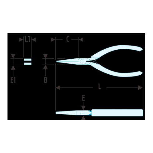 Facom Pinze a becchi piatti MICRO-TECH®