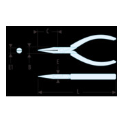 Facom Pinze MICRO-TECH® ganasce lunghe e rigide-3