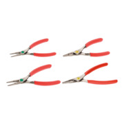 Facom Pinze per anelli di sicurezza a ganasce diritte, 4pz.
