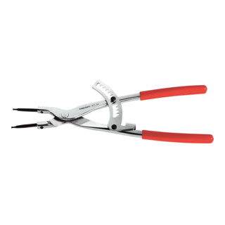 Facom Pinze per anelli di sicurezza con serraggio esterno, ganasce diritte, con cremagliera, l anello 85 - 200mm