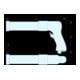 Facom Pistola per cartucce ad aria compressa, per cartucce 50x125mm, filettatura di raccordo 1/4" 6,2 bar-3
