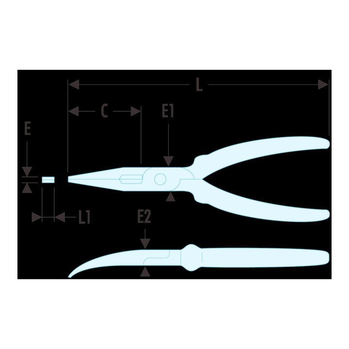 Facom Platbektang SLS 160 mm