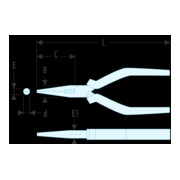 Facom Platneustang SLS 200 mm-3